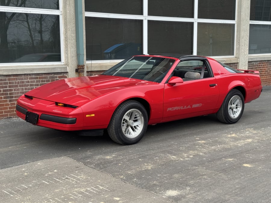 1989 Pontiac Firebird Formula — market value and price history