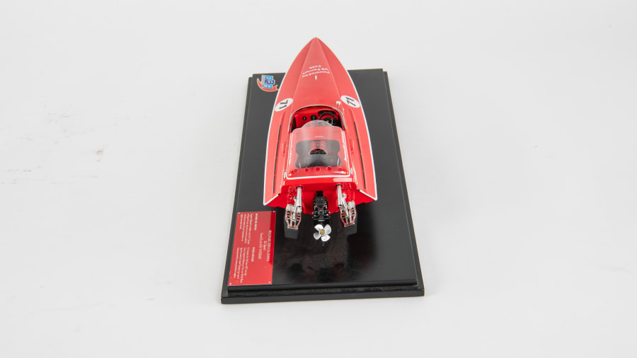 Ferrari Molinari Freccia Replica Race Boat On Stand For Sale At