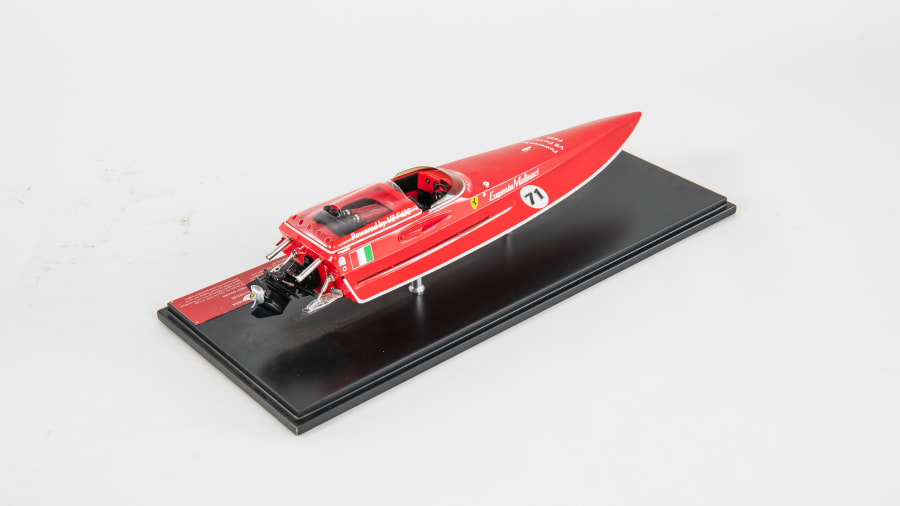 Ferrari Molinari Freccia Replica Race Boat On Stand For Sale At
