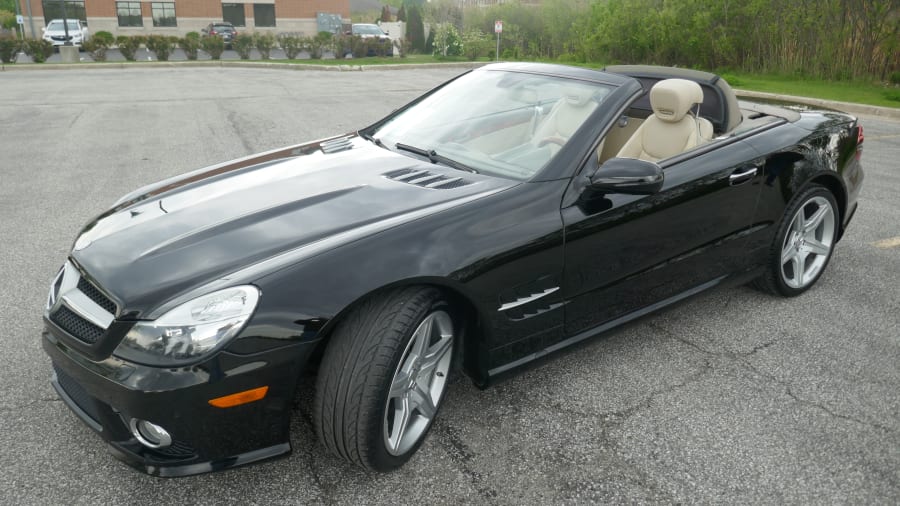 2009 Mercedes-Benz SL550 — market value and price history