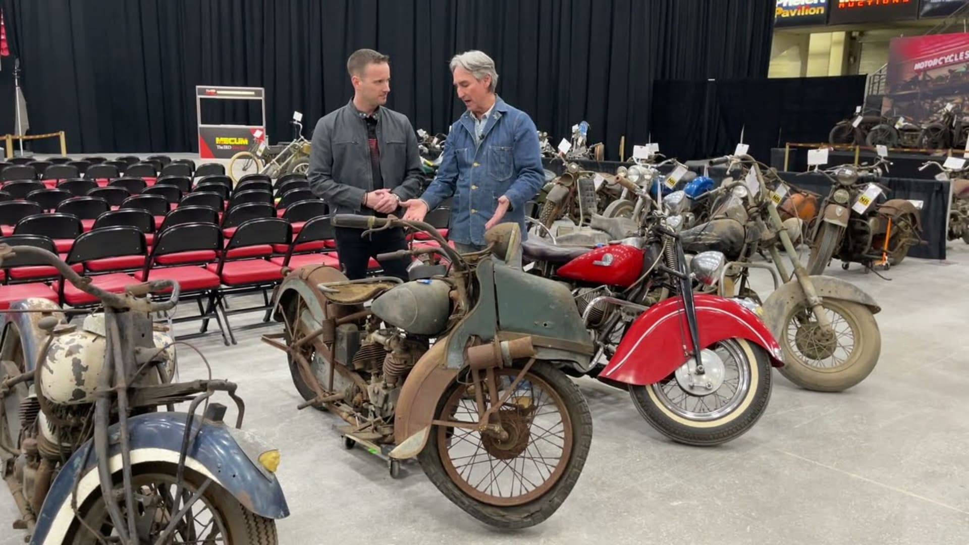 Mike Wolfe's 1929 Excelsior Super X Custom // Mecum Las Vegas