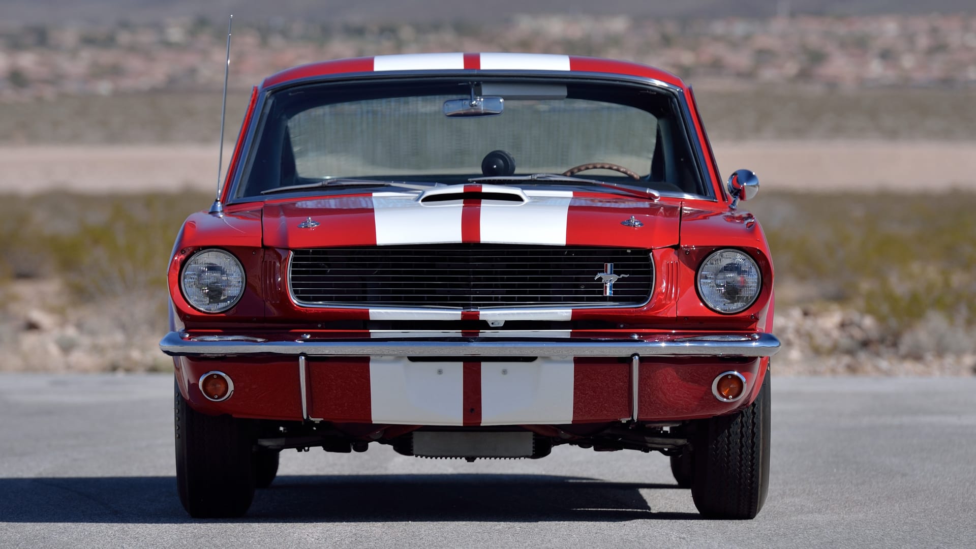 Mecum Auctions Photography Guide // Shelby GT350 front of vehicle straight on