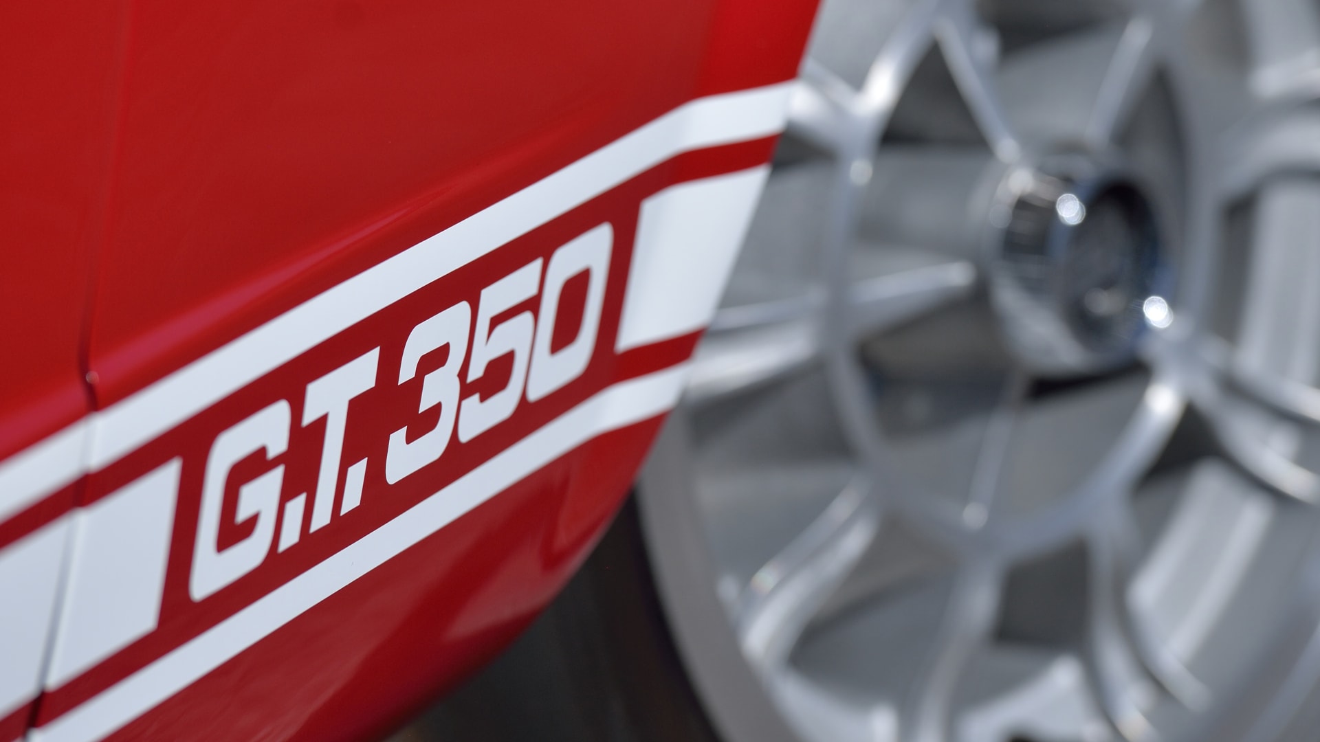Mecum Auctions Photography Guide // detail GT350 side logo