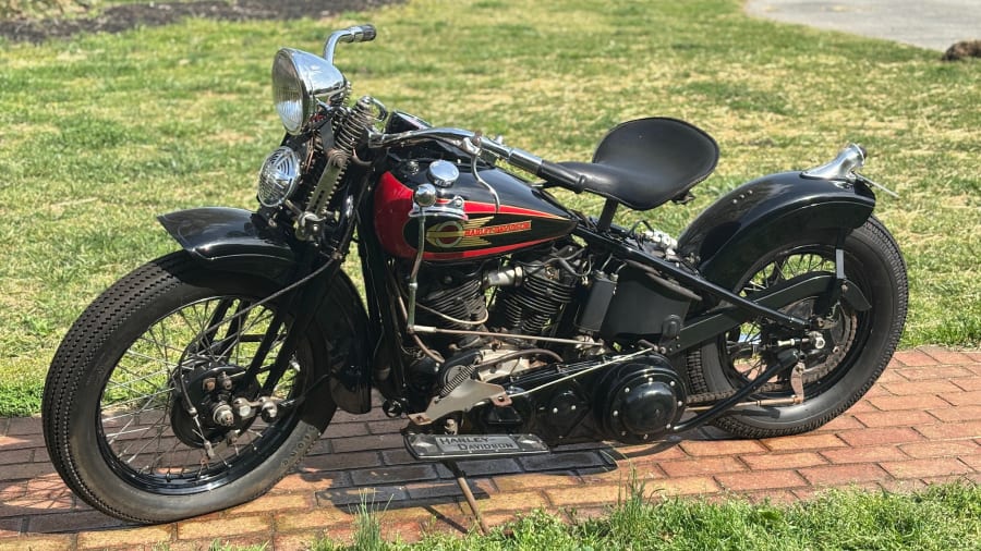 John Pierrard's Beloved 1936 Harley-Davidson Offered At Mecum Indy