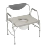 Guardian Drive Medical Bariatric Drop Arm Commode