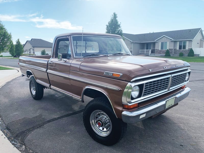 Brown 1970 Ford F-250