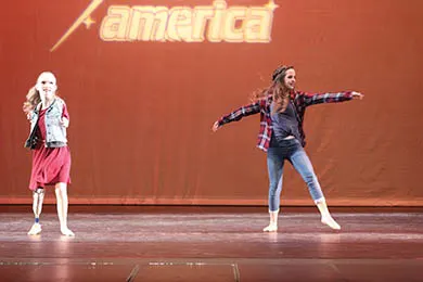 Taylor and Kenzie Dancing