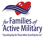 For Families of Active Military Logo