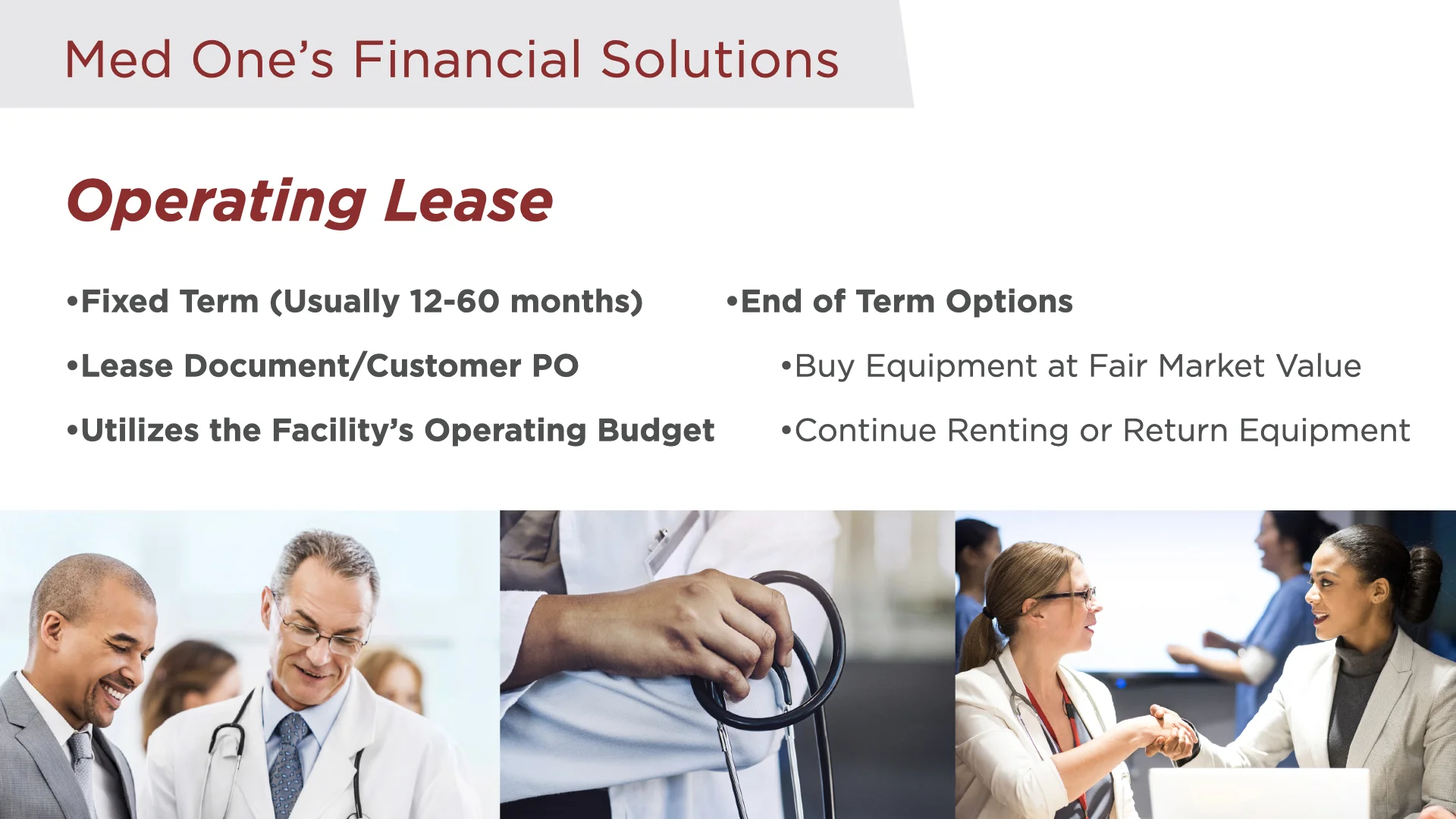 Vendor Education Med One 8