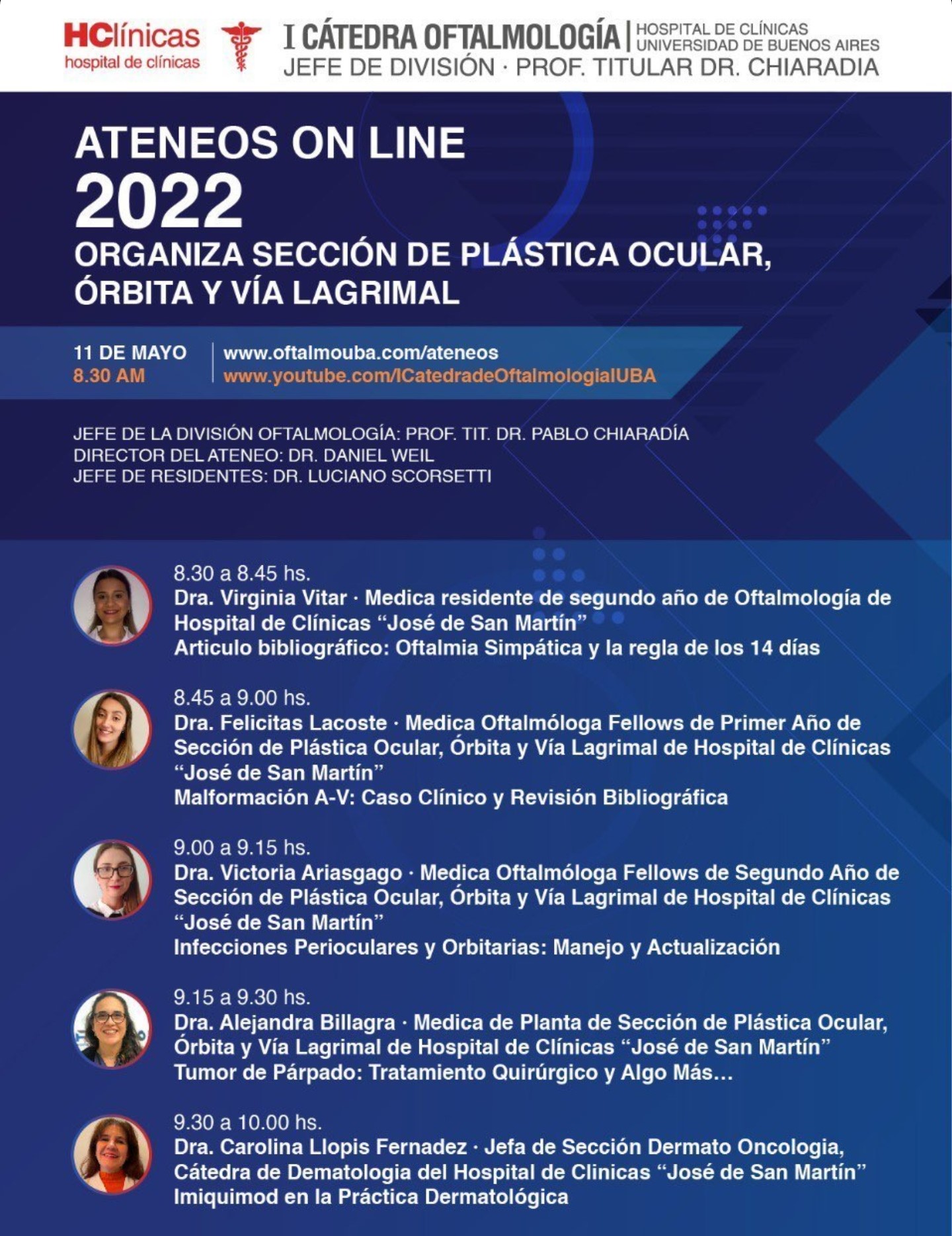 Ateneos Online: Plástica ocular, órbita y vía lagrimal