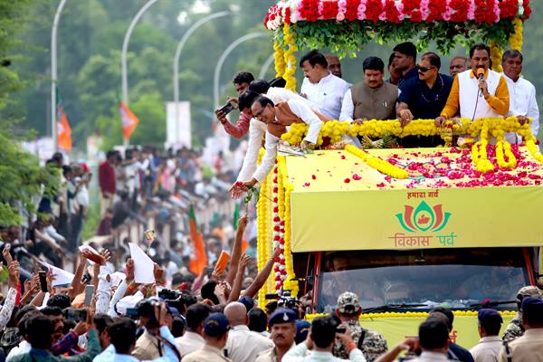 नागदा की जनता से मुख्यमंत्री श्री चौहान को मिला अपार स्न?