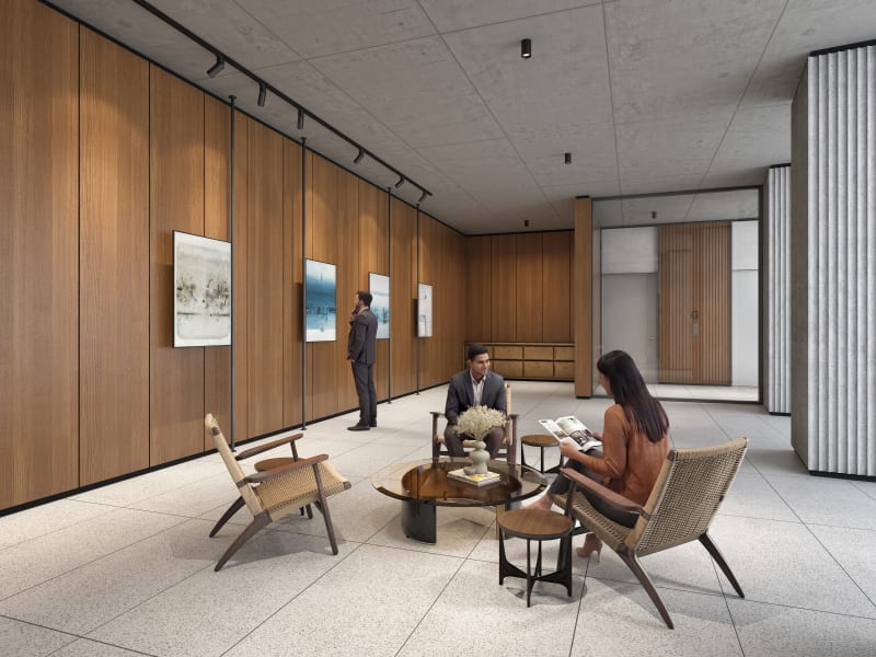 Residential entrance lobby