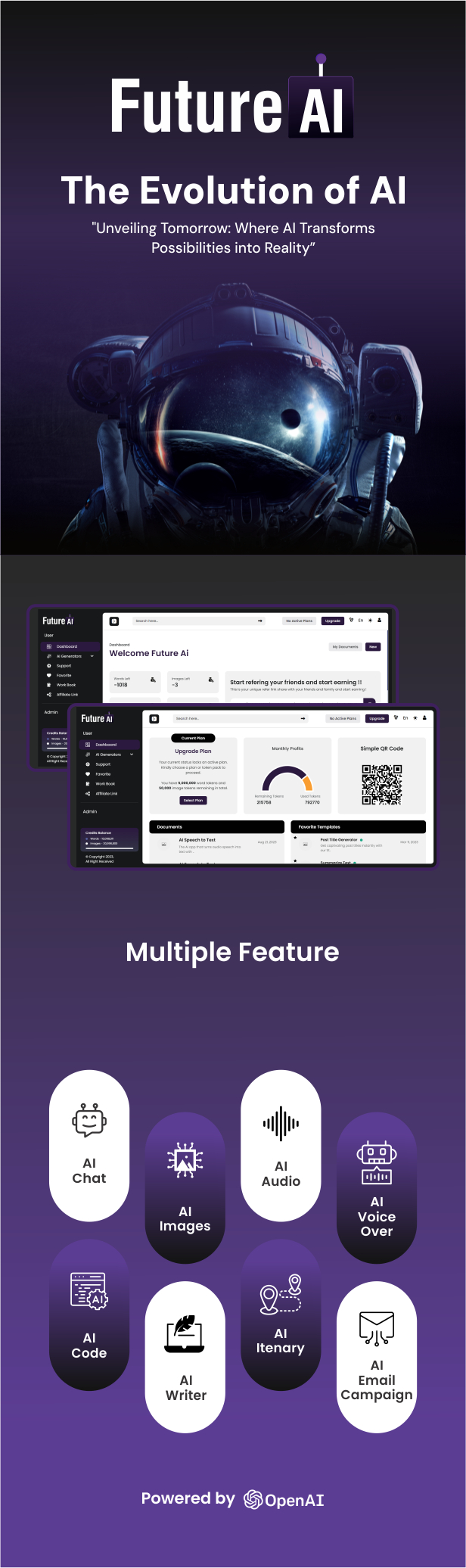 FutureAi - OpenAI Content, Image, Chat, Code Generator as SaaS - 3