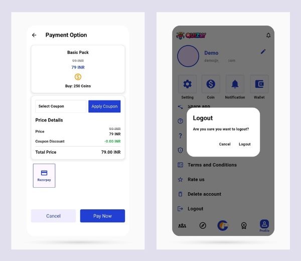 Quizly Mobile App