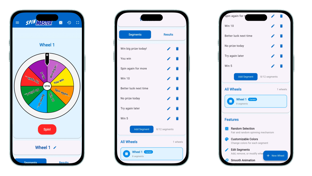 SpinMaster - Wheel Spin for Fortune Mobile App - 3