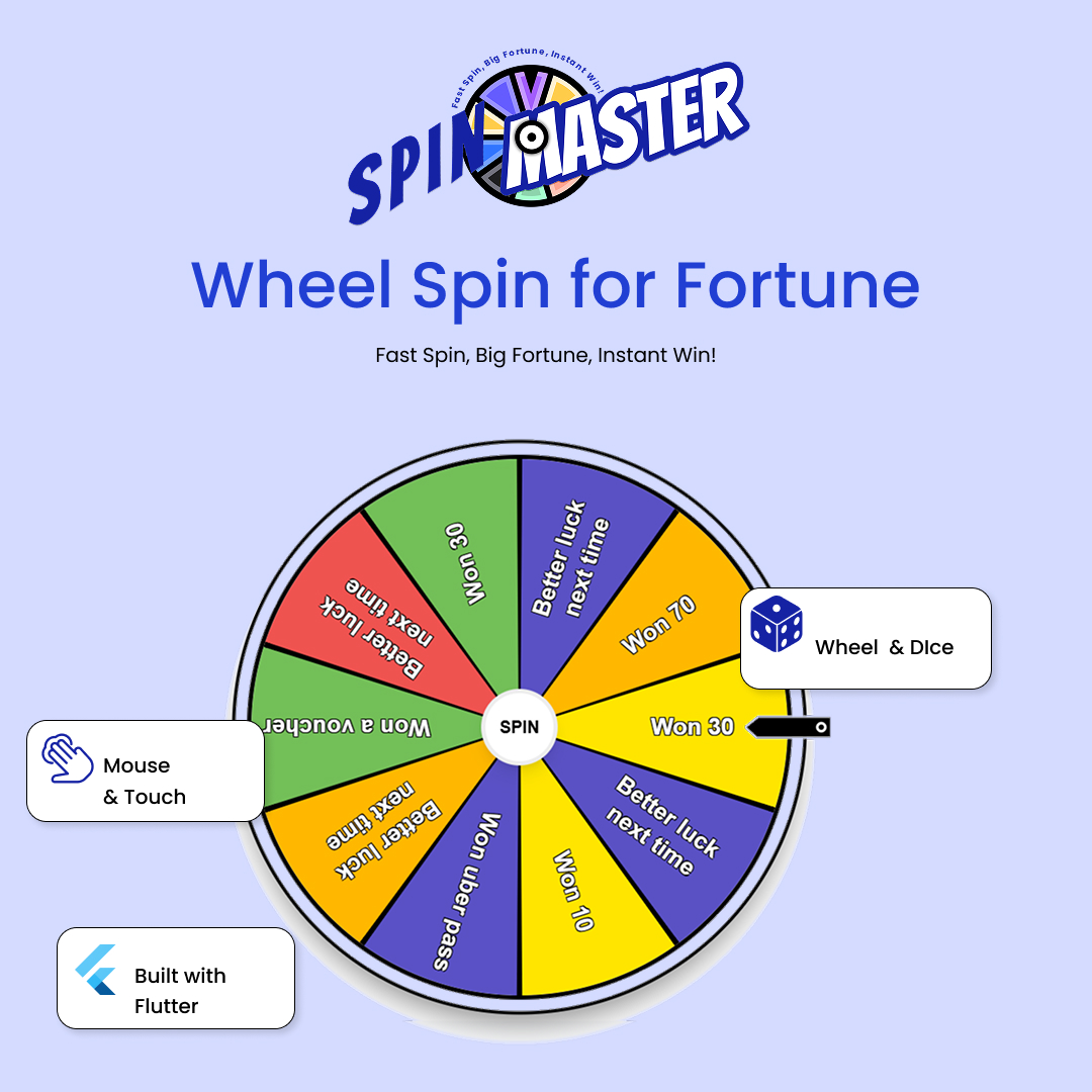 SpinMaster - Wheel Spin for Fortune Mobile App - 1