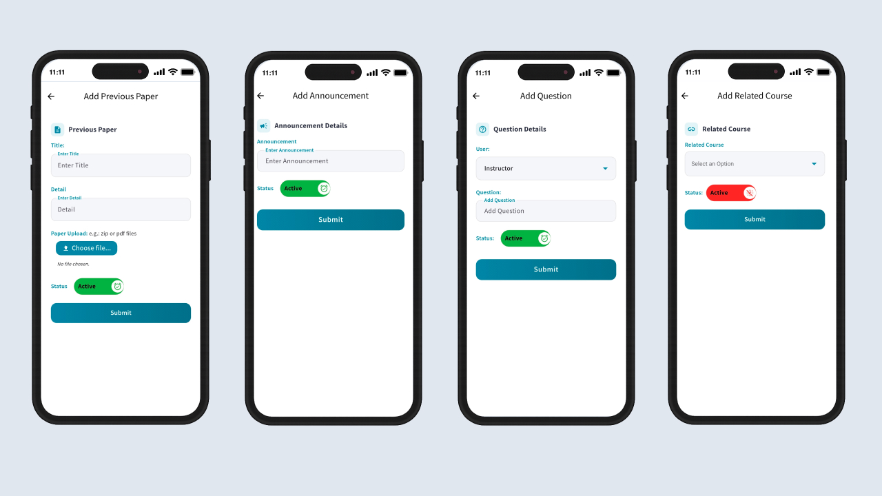 eClass LMS Instructor Mobile App - Flutter Android & iOS