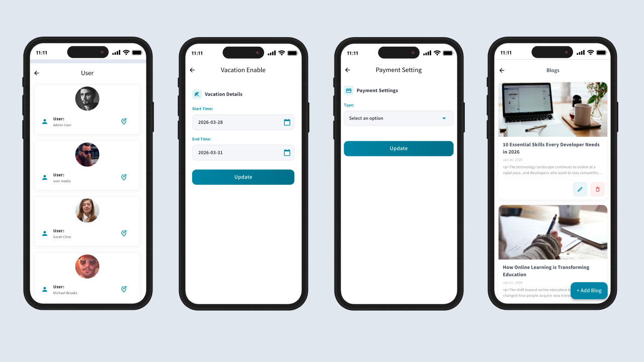 eClass LMS Instructor Mobile App - Flutter Android & iOS