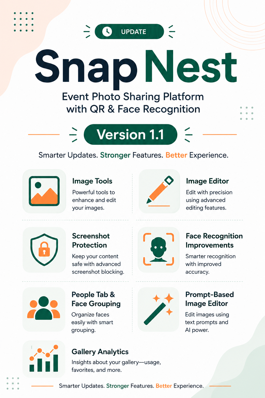 SnapNest – Event Photo Sharing Platform with QR & Face Recognition