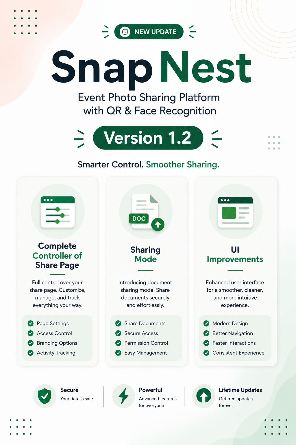 SnapNest – Event Photo Sharing Platform with QR & Face Recognition