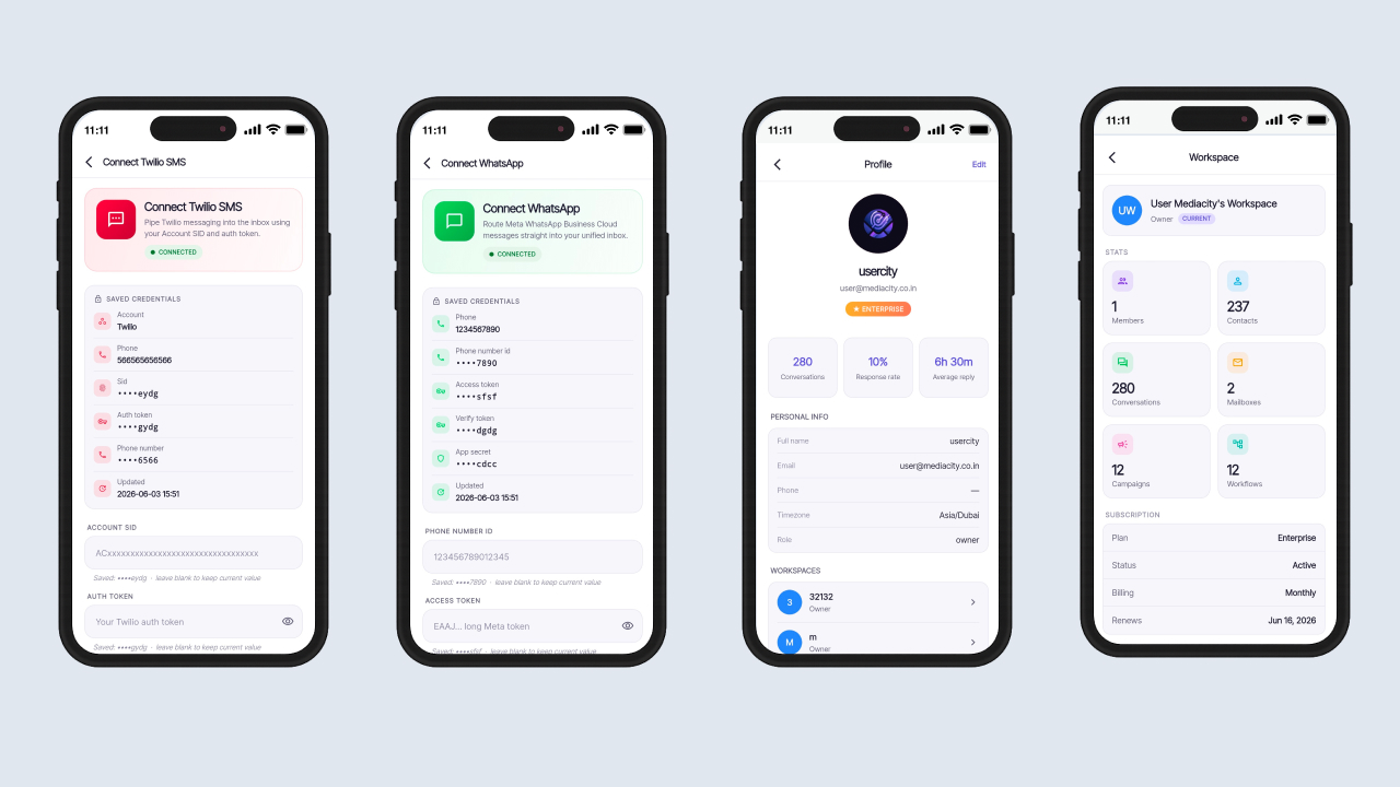 MailTrixy – Multi-Channel Inbox & Customer Messaging Flutter Mobile App
