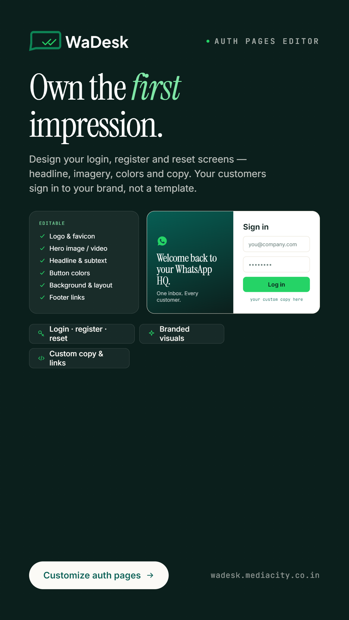 WaDesk SaaS | AI-Powered WhatsApp CRM, Automation, Chatbot Builder and Bulk Messenger