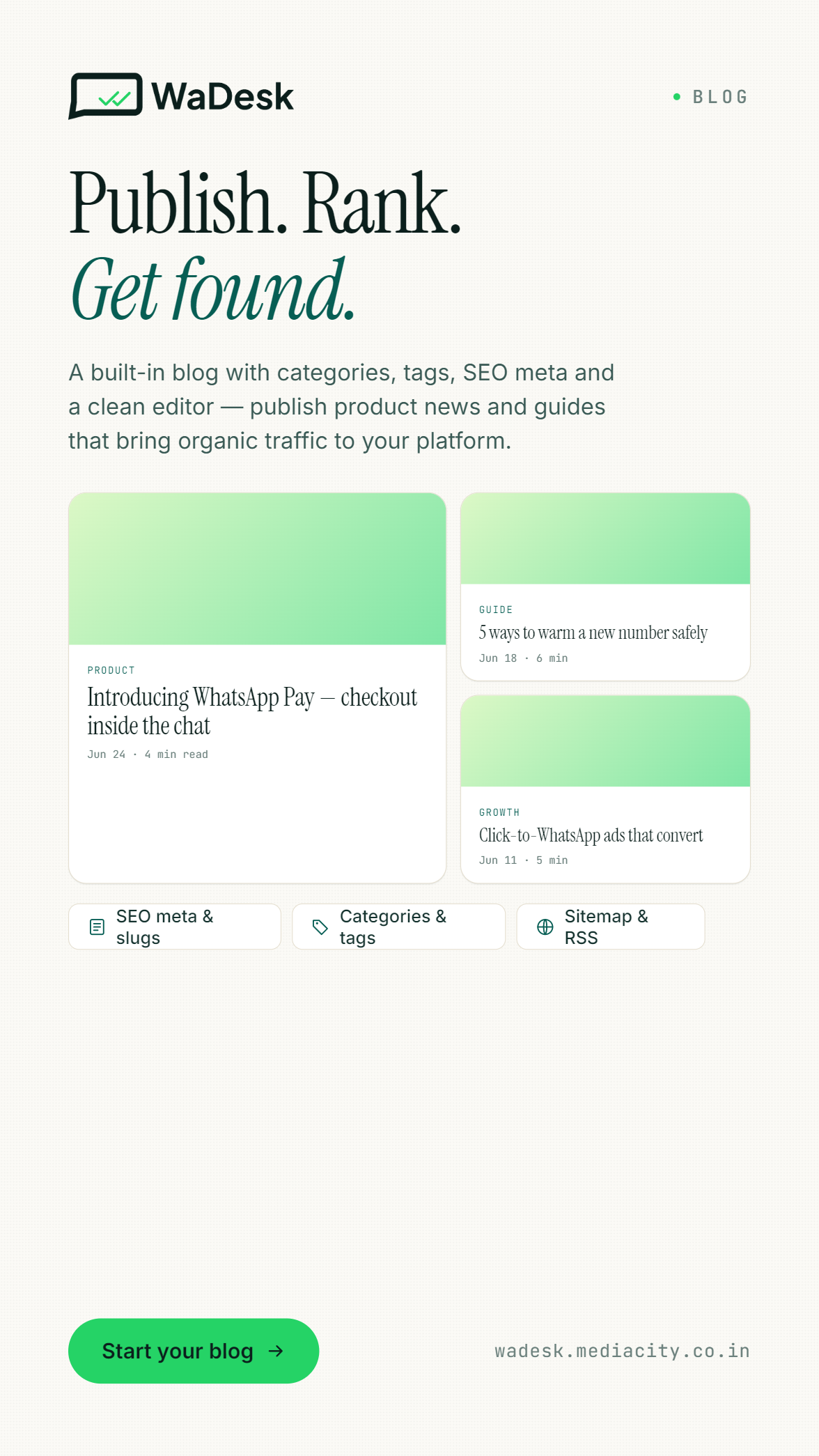 WaDesk SaaS | AI-Powered WhatsApp CRM, Automation, Chatbot Builder and Bulk Messenger