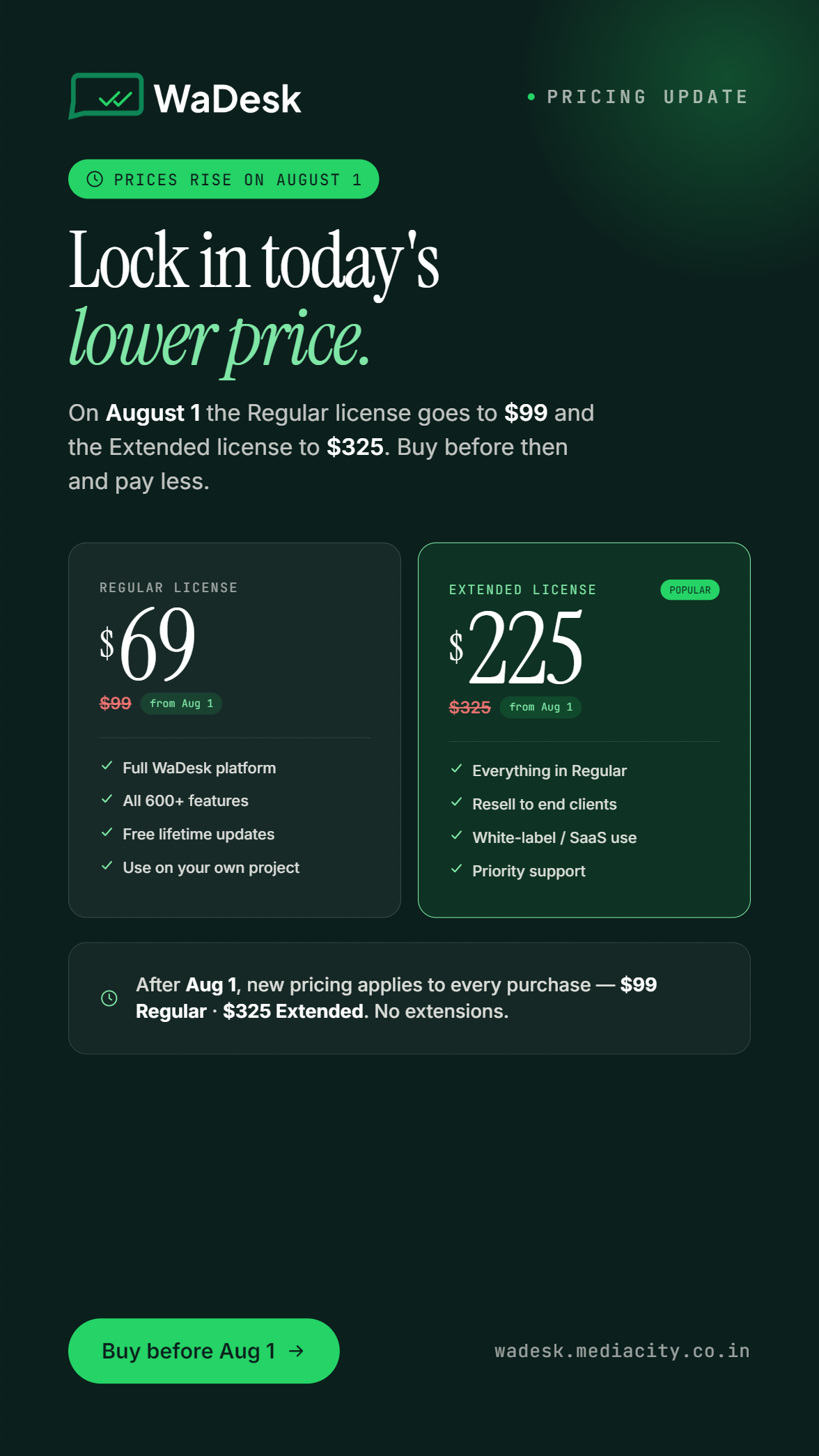 WaDesk SaaS | AI-Powered WhatsApp CRM, Automation, Chatbot Builder and Bulk Messenger