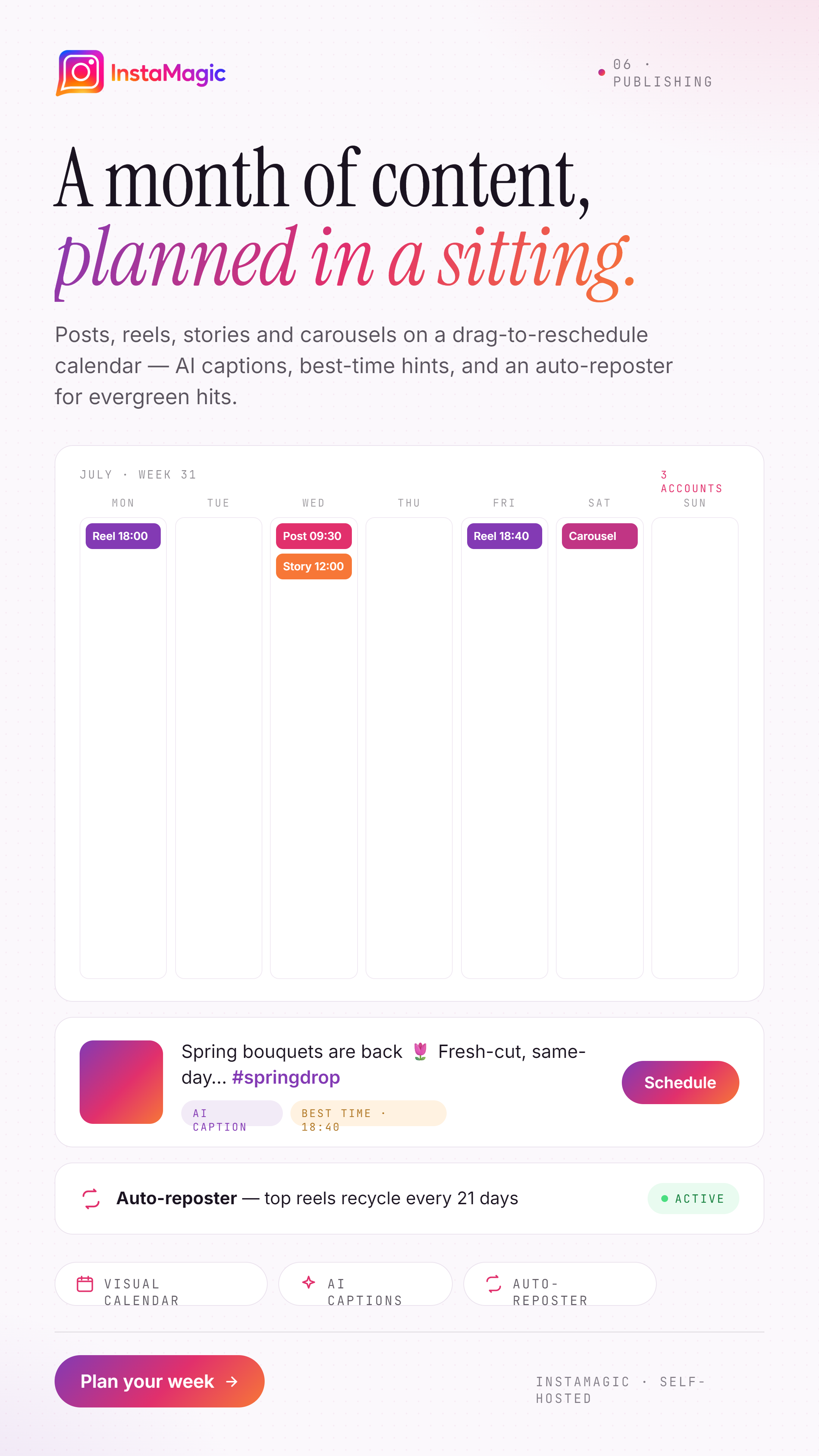 InstaMagic SaaS AI-Powered Instagram CRM, Marketing Automation and Chatbot Builder