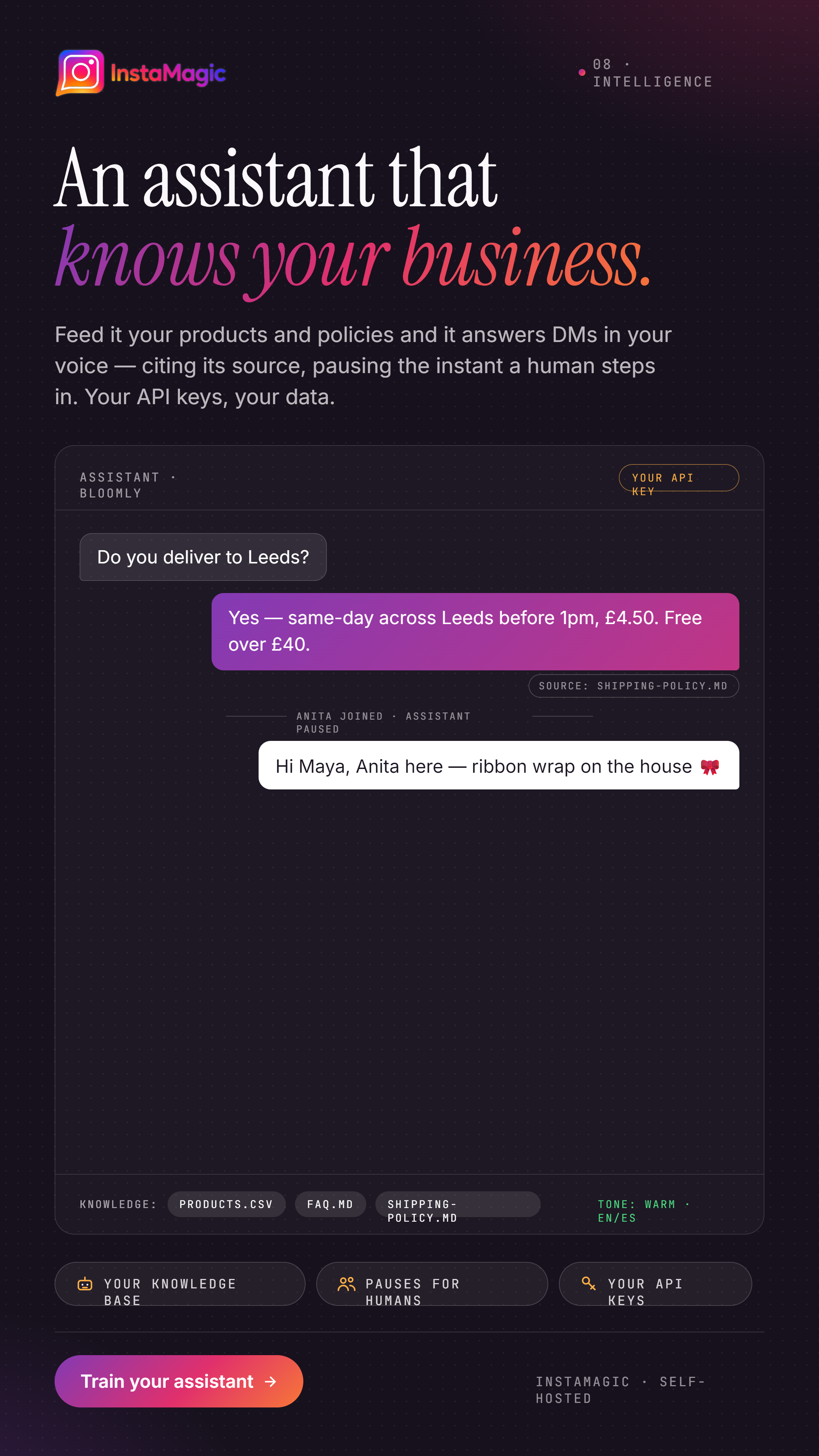 InstaMagic SaaS AI-Powered Instagram CRM, Marketing Automation and Chatbot Builder