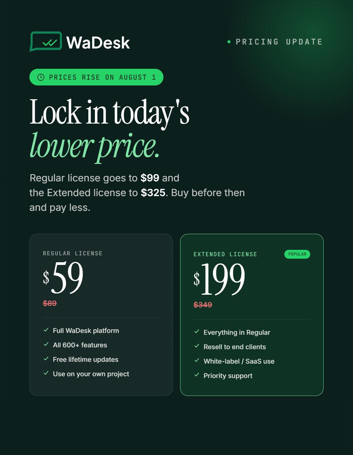 WaDesk SaaS | AI-Powered WhatsApp CRM, Automation, Chatbot Builder and Bulk Messenger