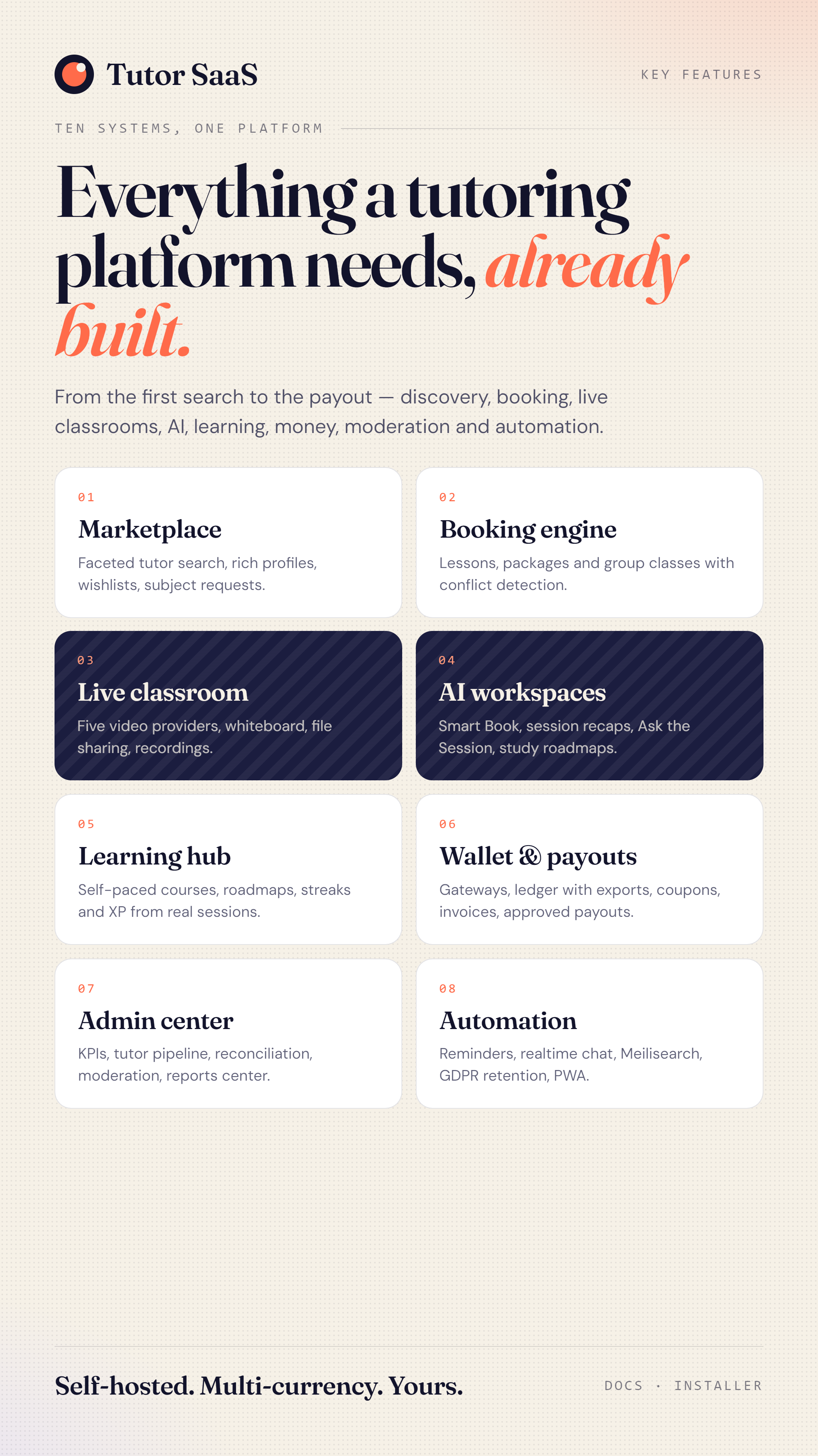 Tutor SaaS | Online Tutor Booking and Marketplace Platform - 2