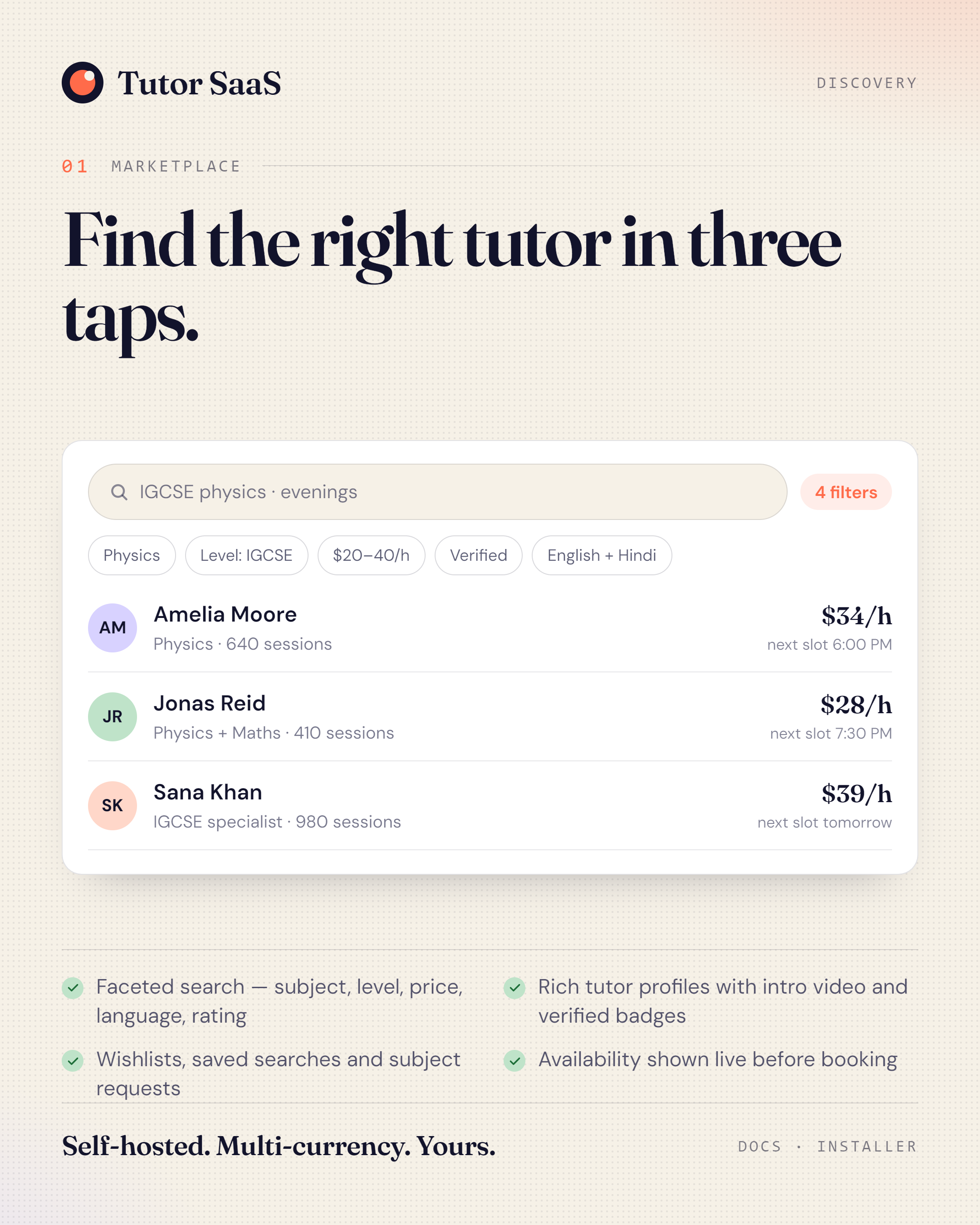 Tutor SaaS | Online Tutor Booking and Marketplace Platform - 3