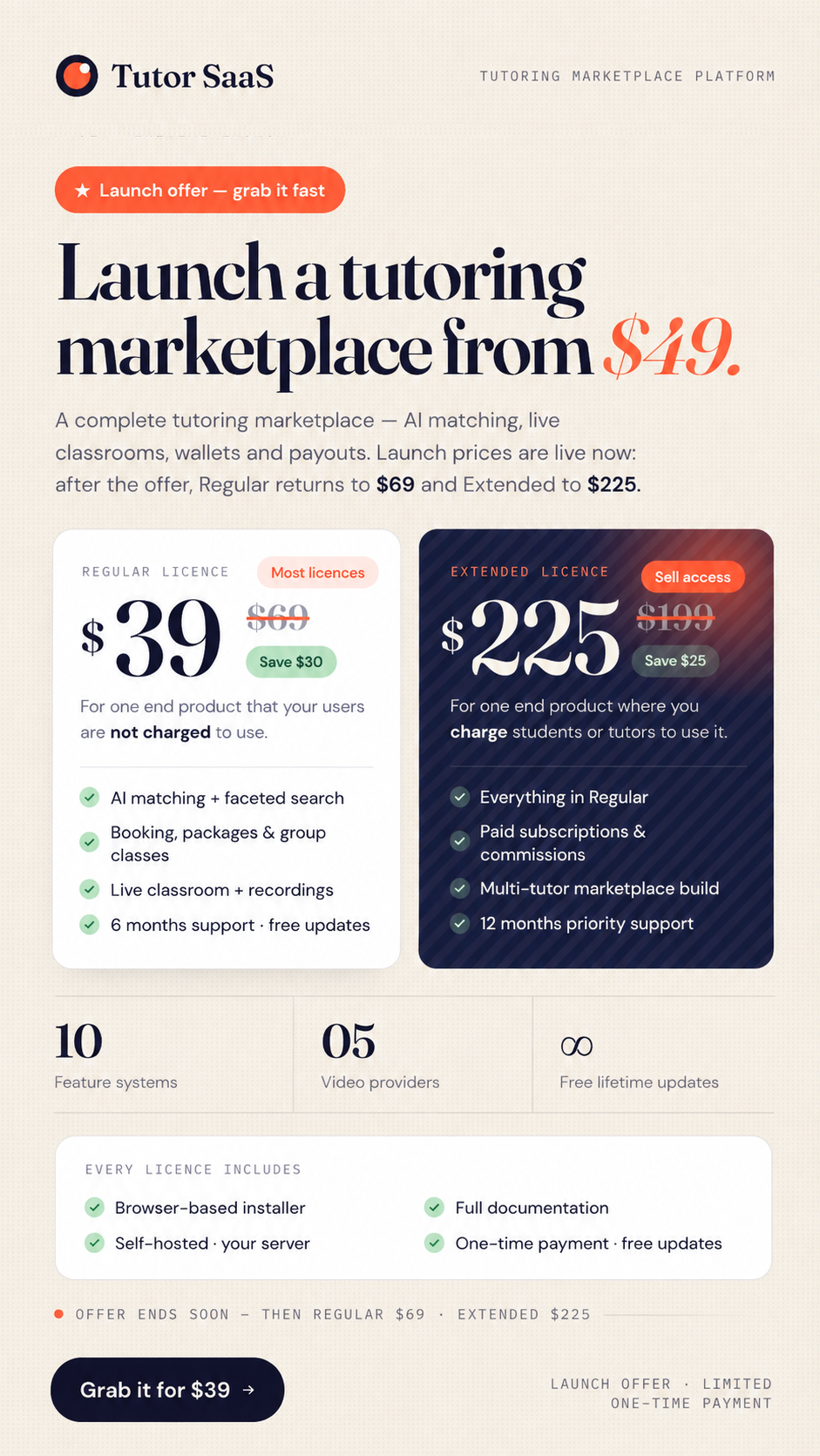 Tutor SaaS | Online Tutor Booking and Marketplace Platform - 1