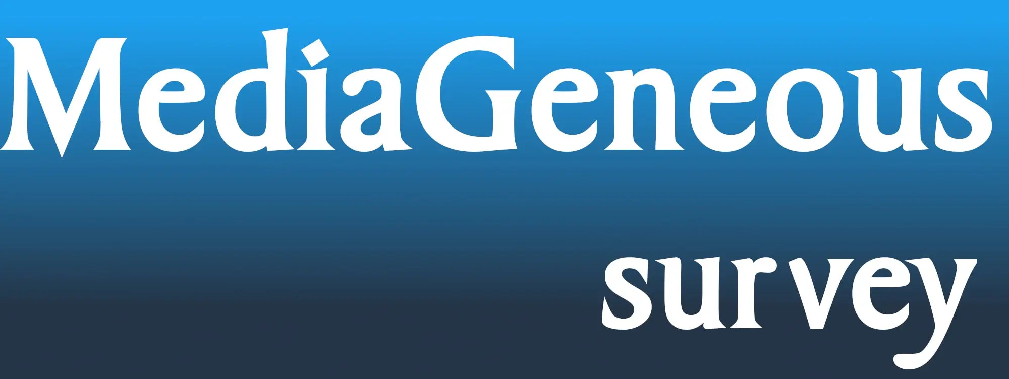 Buy MediaGeneous Surveys