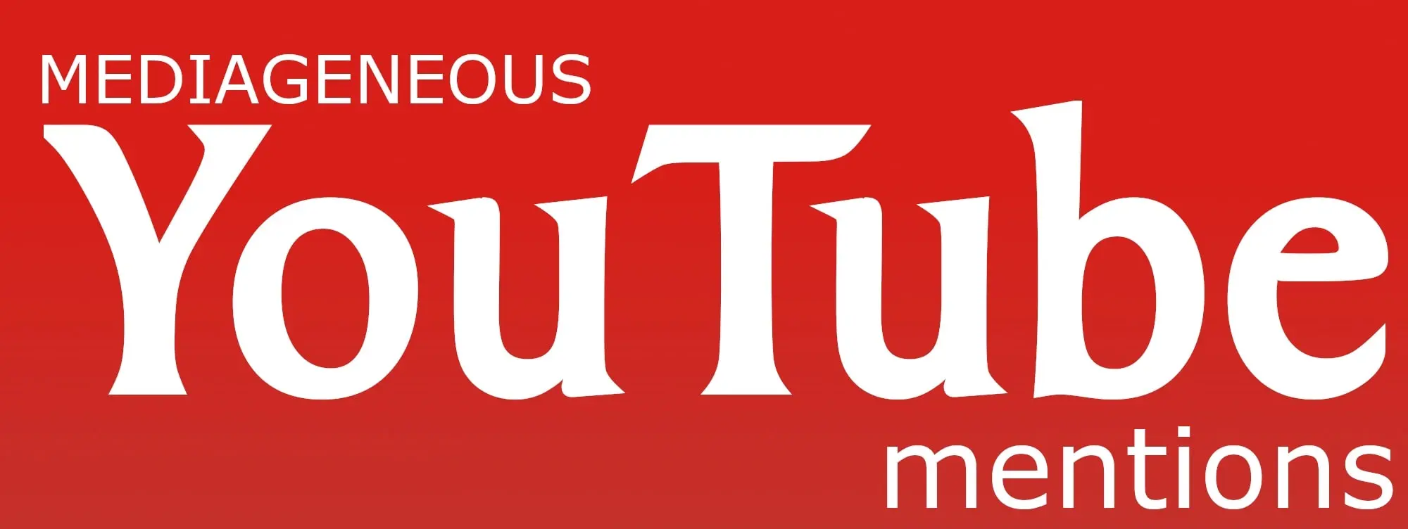 Buy YouTube Mentions here at MediaGeneous