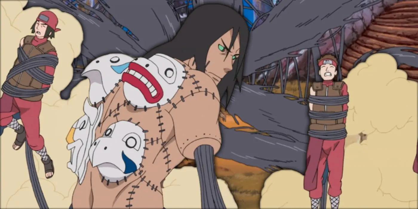 Kakuzu dari anime Naruto Shippuden
