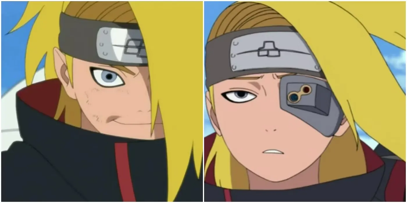 Deidara dari anime Naruto Shippuden