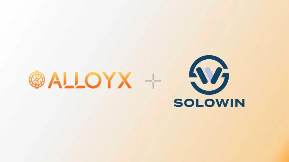 alloyx merges with solowin holdings at $350 million valuation image