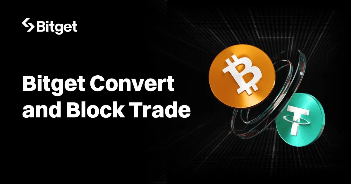 bitget vylepšuje převodní funkci convert s podporou blokových image