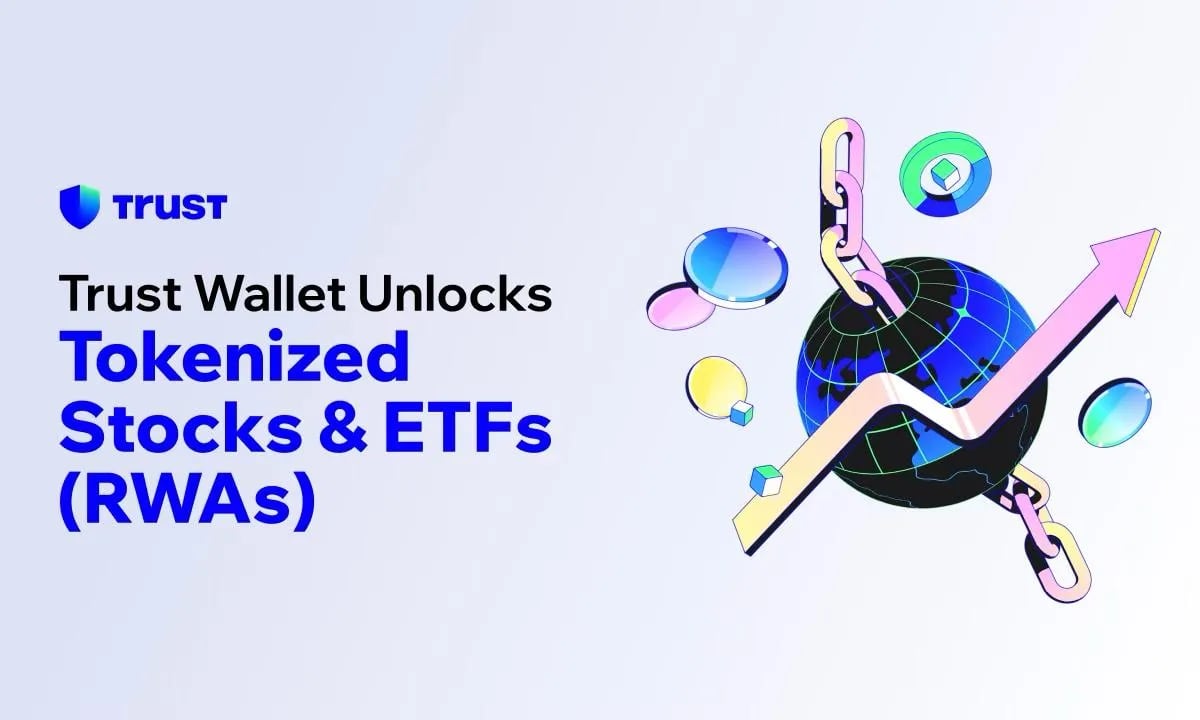 trust wallet brings tokenized stocks & etfs onchain for 200m+ users worldwide image