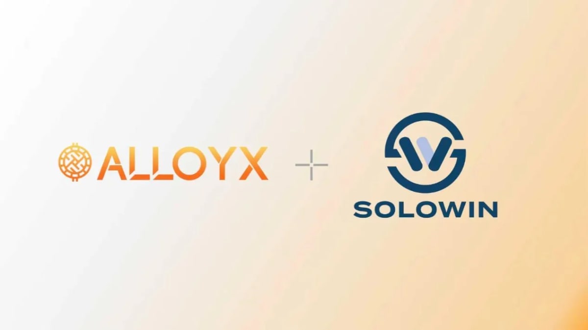 alloyx merges with solowin holdings at $350 million valuation image