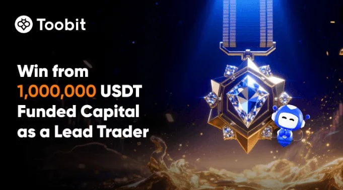 toobit offers 1,000,000 usdt in funded capital with new lead trader image