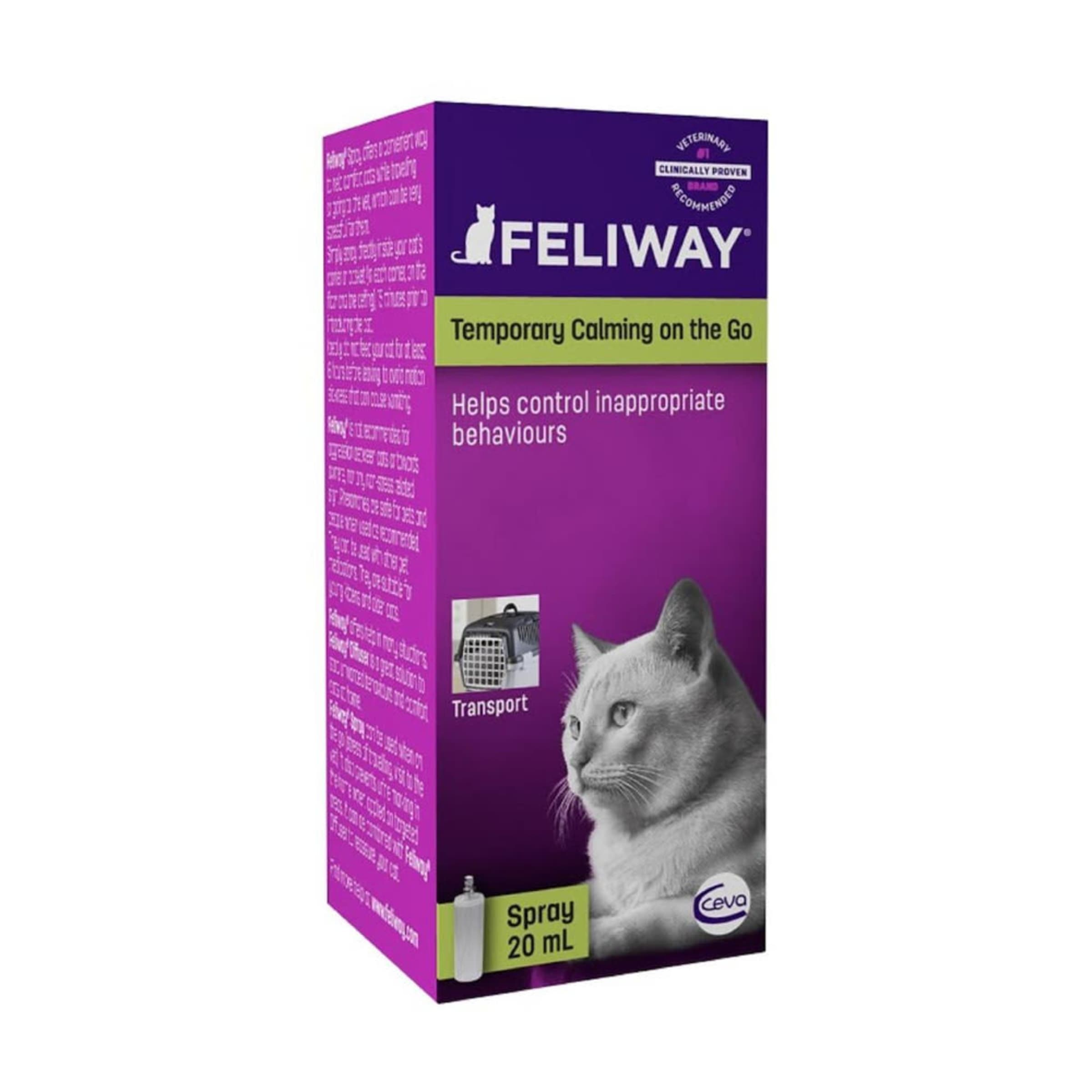 feliway classic calming cat spray 20ml medicanimal com
