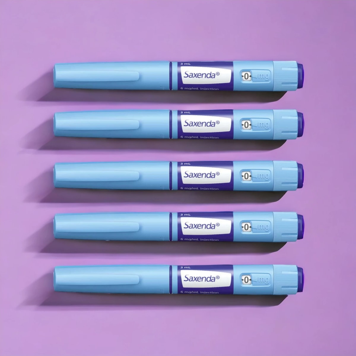 Saxenda on a purple background thumbnail