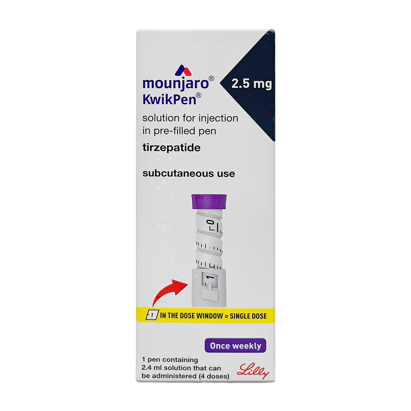Mounjaro 2.5mg box face