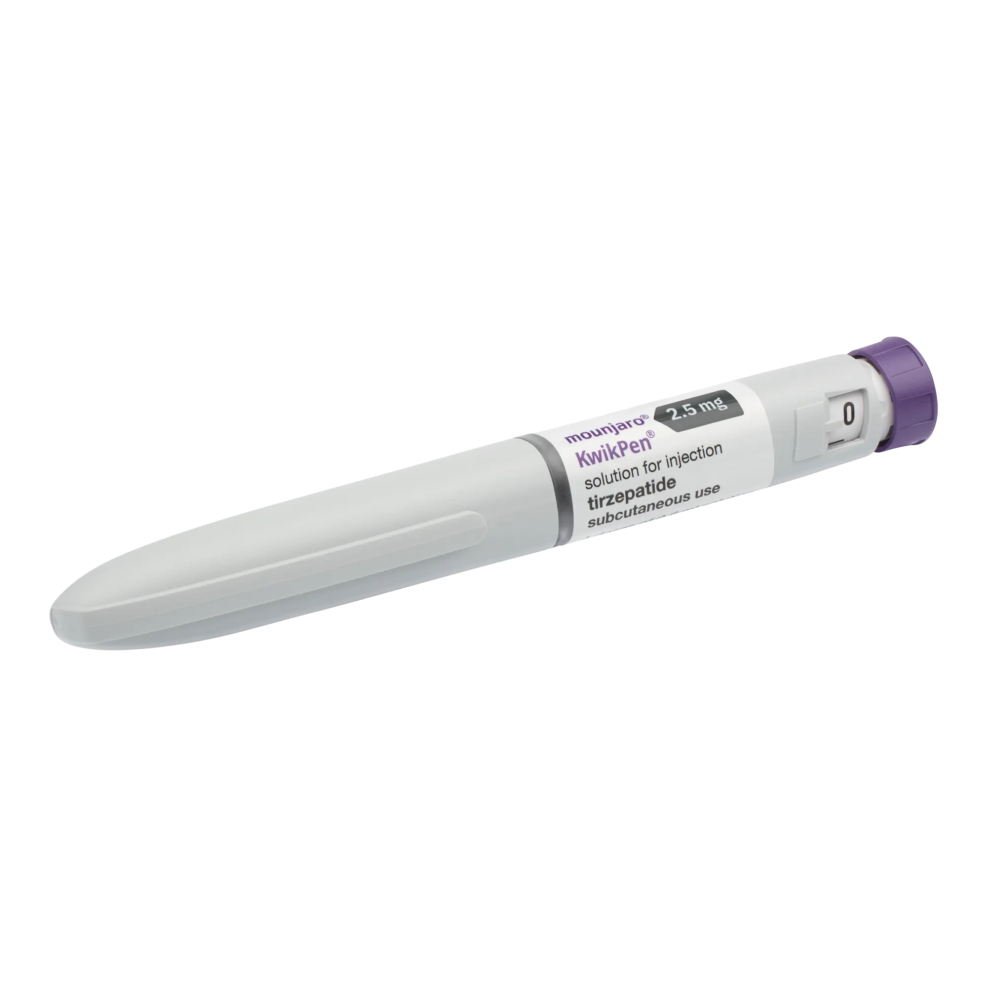 Mounjaro 2.5mg pen tilted