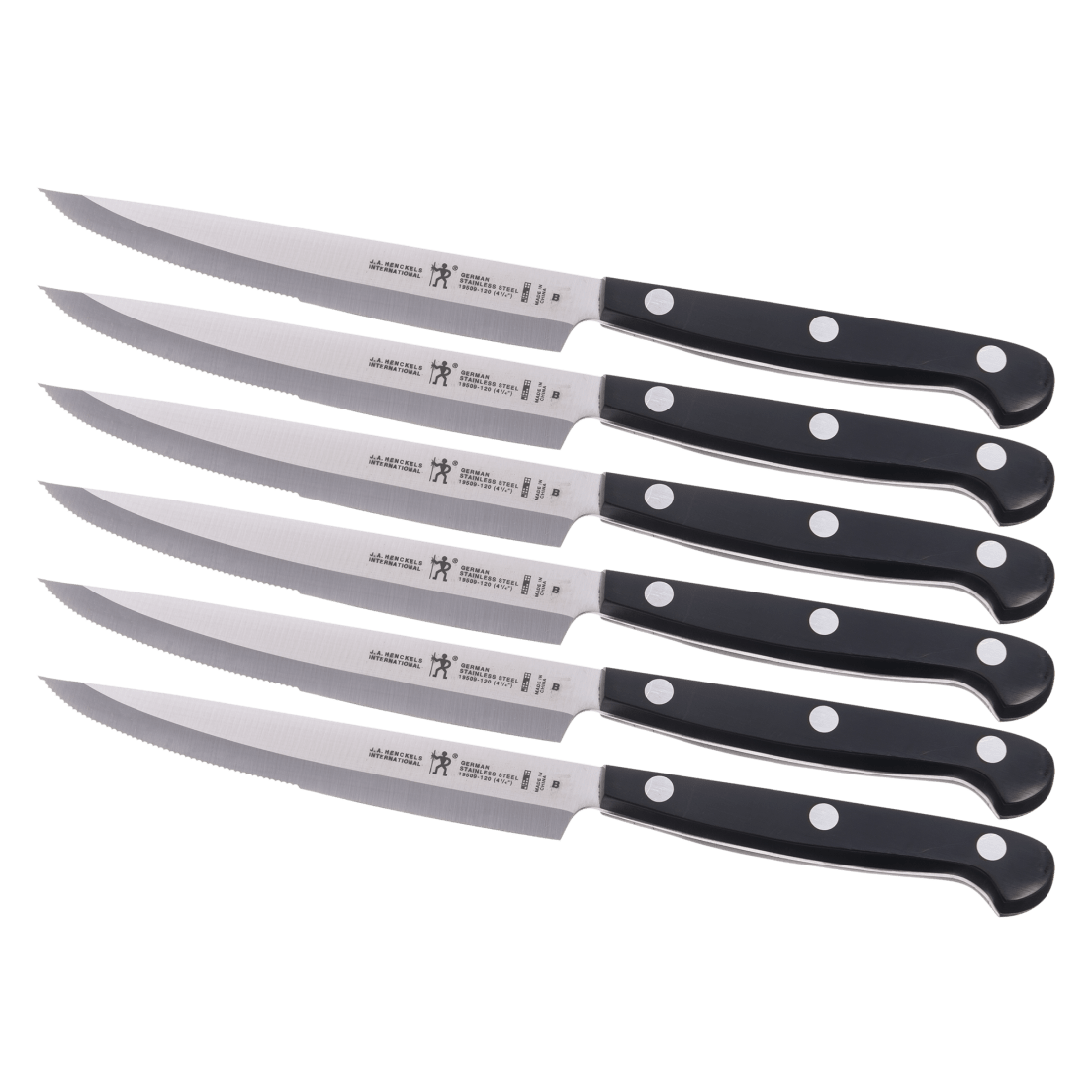 J A Henckels Classic S 6 Piece Steak Knife Set