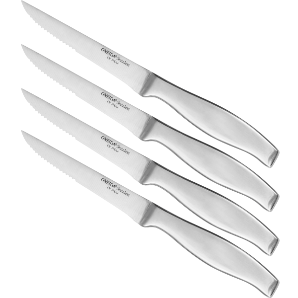 Oneida Stainless Steel Steak Knife Set (4Pack)