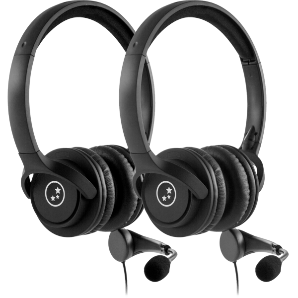 2forTuesday Able Stereo Headphones with Linx Audio